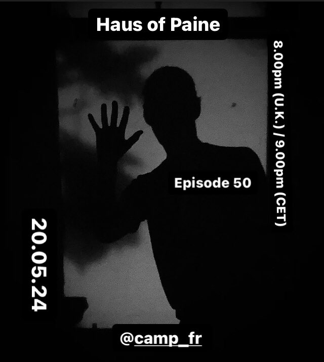 Listen again: Haus of Paine | @ItPainesMe (20 May) Playing tracks by Microcorps, Ambarchi / Berthling / Werliin /, Patricia Wolf, Richard Youngs, Kevin Richard Martin and more. mixcloud.com/camp_fr/haus-o…