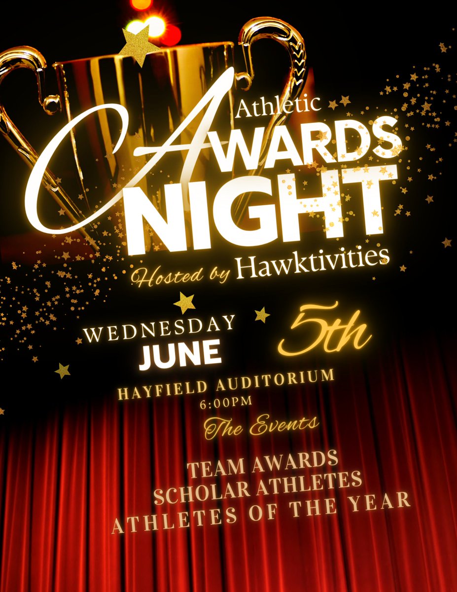 Come celebrate our year in Hawktivities on 6/5/24