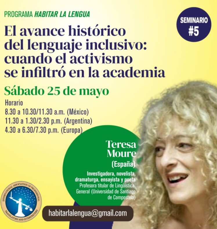 Exclusive to Spanish-speaking colleagues!
Programa #HabitarLaLengua 
¡Este sábado! 👇 #IAPTI #xl8 #t9n