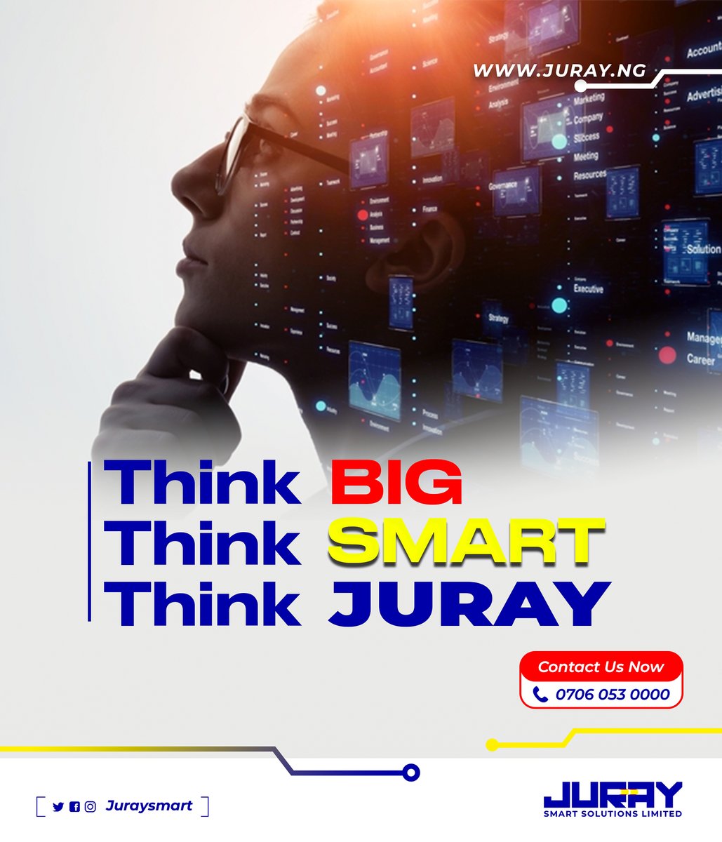 SmartJuray's tweet photo. Think Big, Think Smart, Think Juray!
#smart  #Tapswap  Japa  Dangote  #Opay https://t.co/FZWmKgdtpK