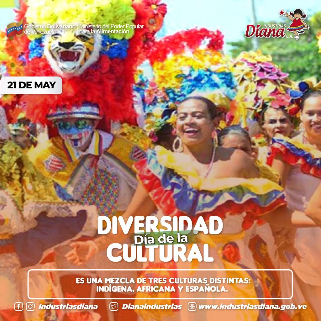 #21May| #Efeméride Fecha que reconoce la importancia de luchar contra la exclusión, la polarización y los estereotipos, para elevar el entendimiento la cooperación entre las diferentes culturas #VenezuelaSeCrece