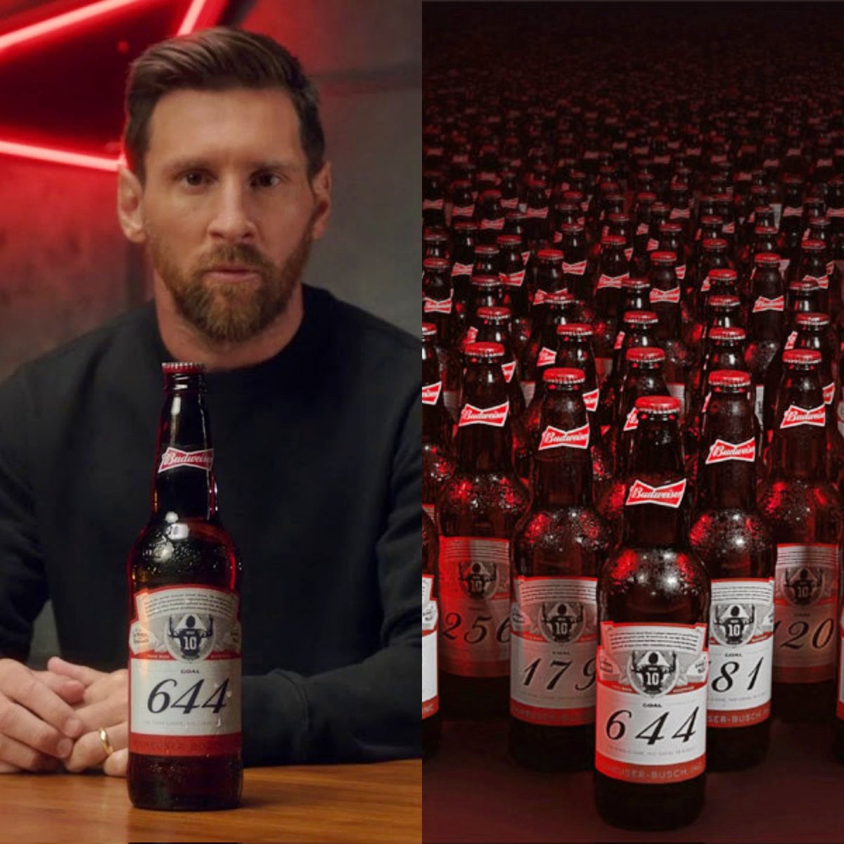 Remember when Budweiser celebrated Lionel Messi's record-breaking 644 goals for Barcelona by sending personalized beers to the 160 goalkeepers he scored against.🍻

A Thread on Goalkeepers Receiving Their Bottles😅👇