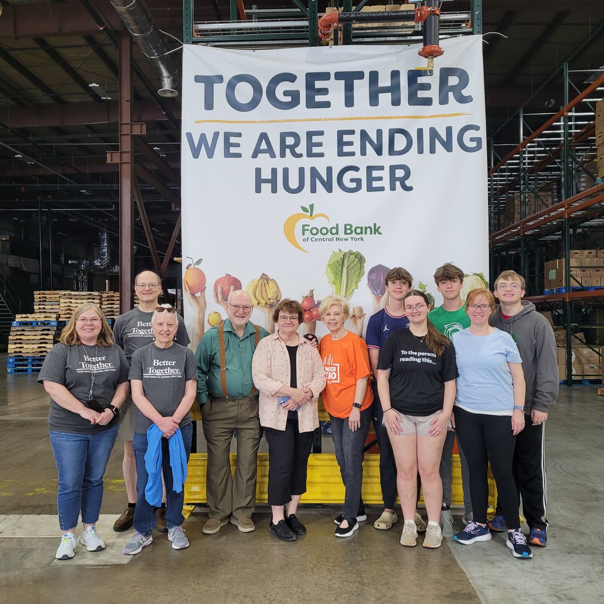 Members of our Board of Directors and their families recently volunteered to pack bags of food for distribution to students attending The Syracuse City School District! Want to lend a helping hand to a neighbor? Visit fbcny.org/getinvolved to explore your volunteer options!