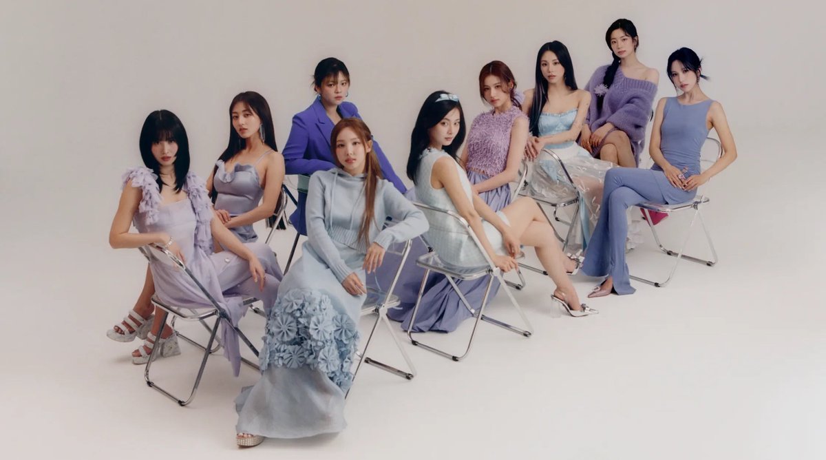 .@JYPETWICE looking lavish as they pose for @TeenVogue May Issue! 🩵