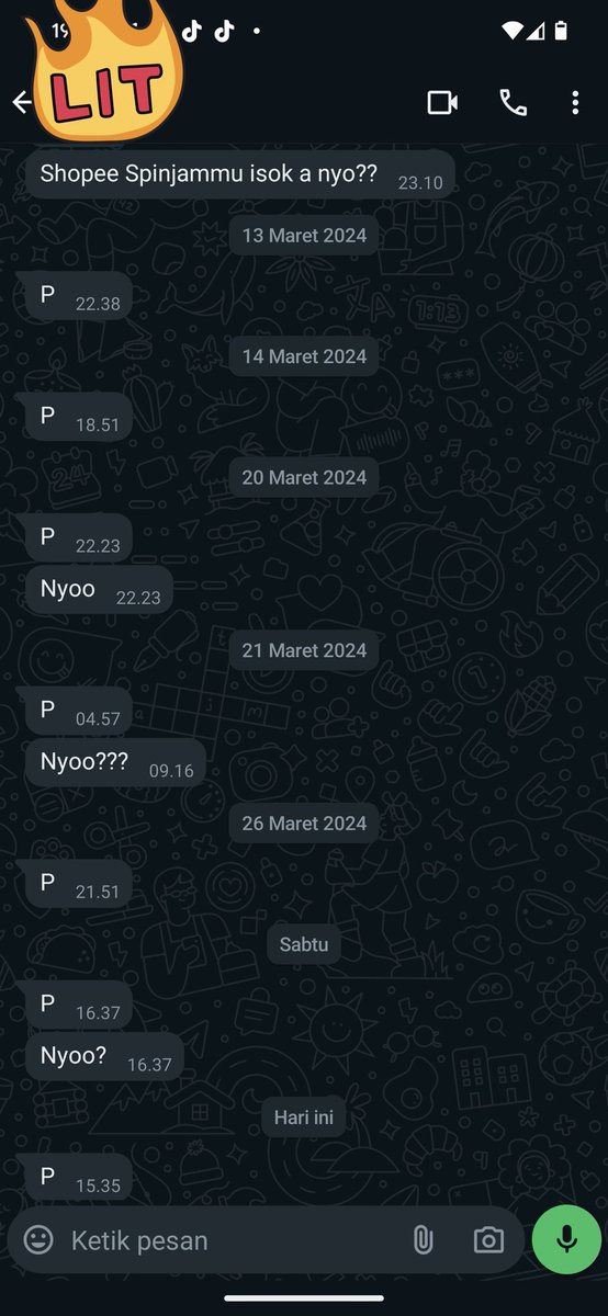 aamarfff's tweet photo. awak dw iki ga kakean duek sg iso di selangno lurr🙏🏻 https://t.co/HoGiDxEnOl