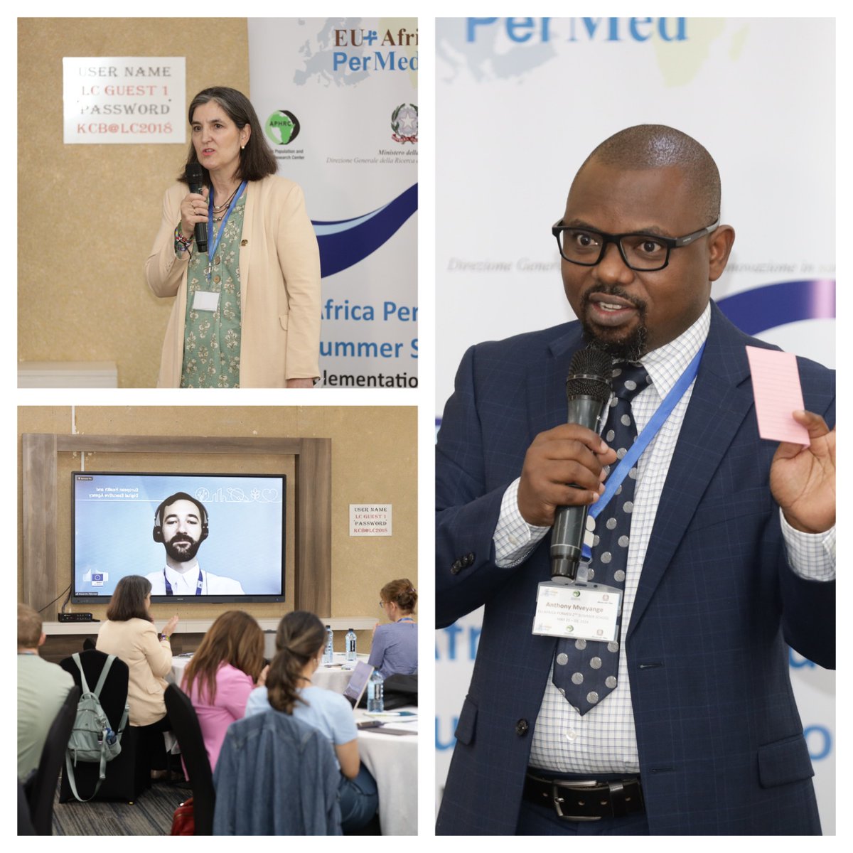 @EU_AfricaPerMed's second summer school kicks off! The workshop began earlier today with opening remarks from @Amveyange @alexpadurean and @ErikaSelaq. The topics are anchored on the implementation of personalized medicine.

#PersonalisedMedicine #WeAreAfrica #IamAPHRC