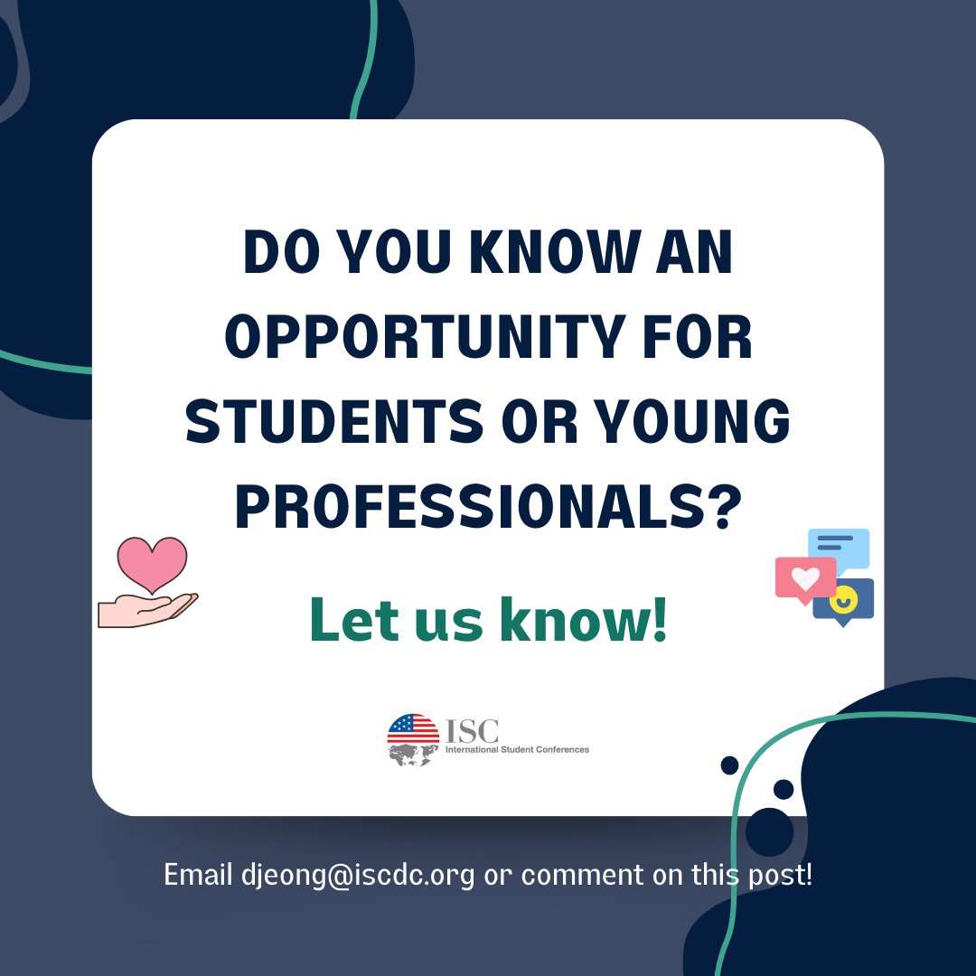 International Student Conferences tweet media