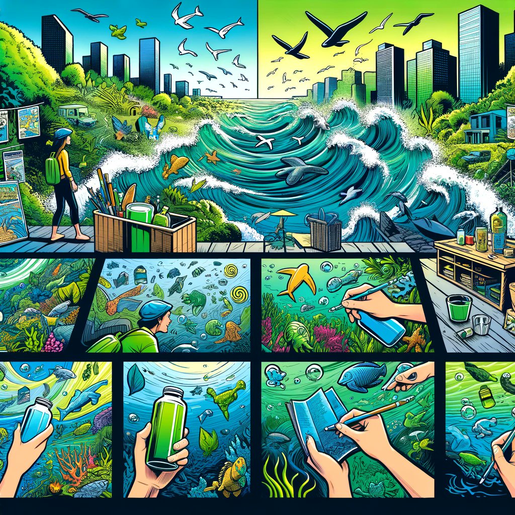 🌊 Sauvons les océans avec style! 🔥 Découvrez 10 gestes simples qui feront une grande vague 🌍 Lisez l'article complet ici: action-climatique.com/eau-et-oceans/… #ActionClimatique #SaveOurOcean #EcoFriendly #GreenLiving 🐢💧