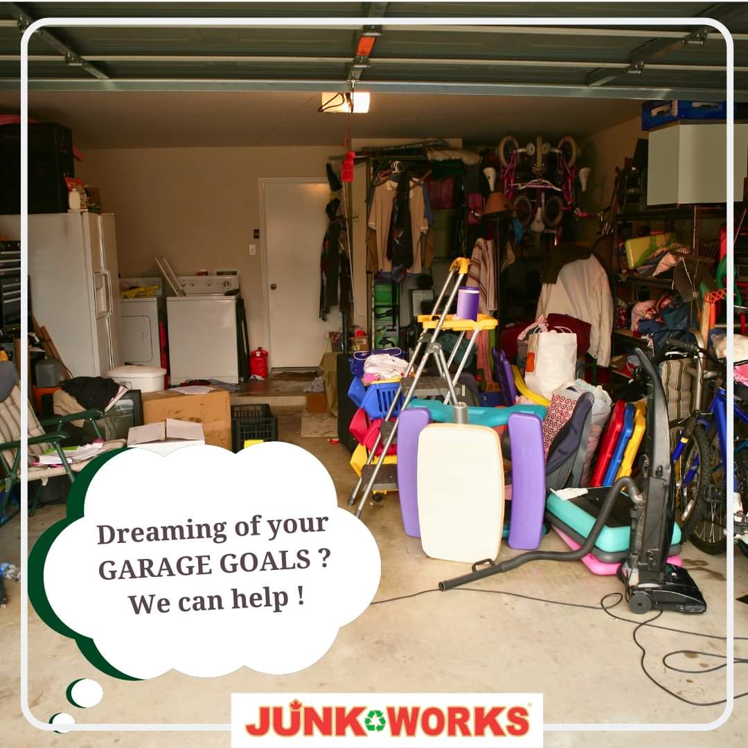 Dreaming of your Garage Goals ? ✨

✔We'll get that garage whipped into shape
✔we'll recycle &amp; donate everything we can. ♻️
✔Clean up after ourselves 

You can get to work on those plans for your garage, like parking your car in it again ! 🚗

#garagegoals #kitchenerwaterloo