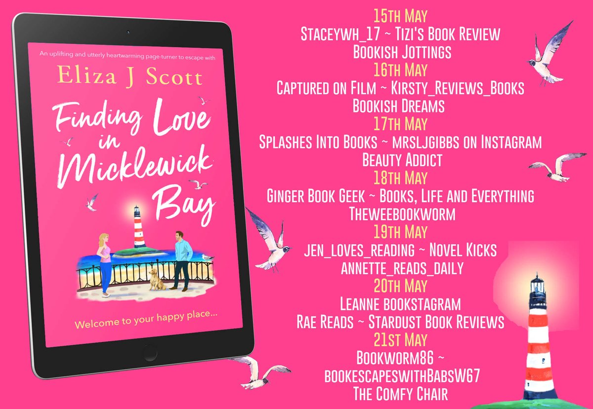 'The author definitely has the knack of developing characters in such a way that before you know it, they feel like lifelong friends.' says @BookEscapesBlog about Finding Love in Micklewick Bay by @ElizaJScott1 bookescapes.home.blog/2024/05/21/blo… @Stormbooks_co