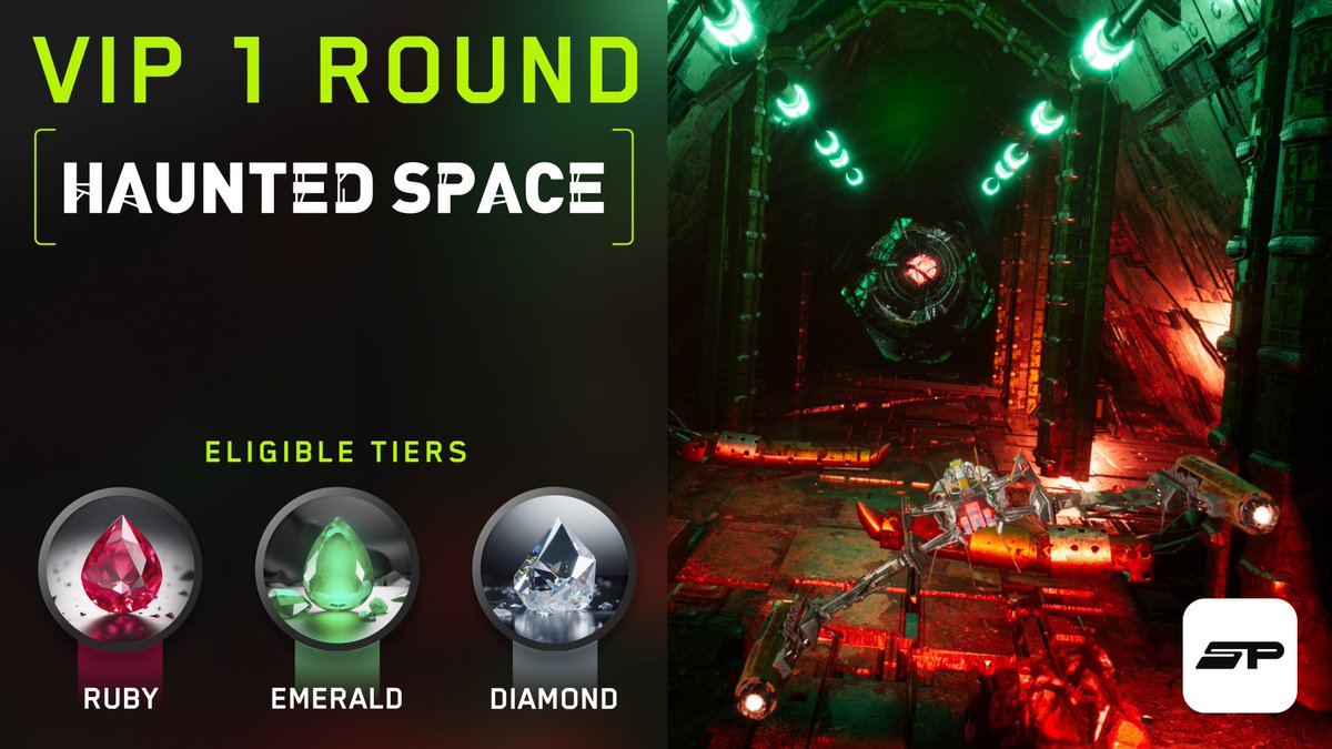 siduspad's tweet photo. ⚡️ Don’t miss out, stakers on SidusPad top 3 Tiers!
@HauntedSpace_ VIP 1 Round registration will open soon! The game is built on Unreal Engine 5 for unmatched single-player and multiplayer experiences! 
🔸 Stakers in Ruby, Emerald, and Diamond Tiers will have access! 
👉 Stake min of 400K SIDUS to join: https://t.co/Si2k94g13i