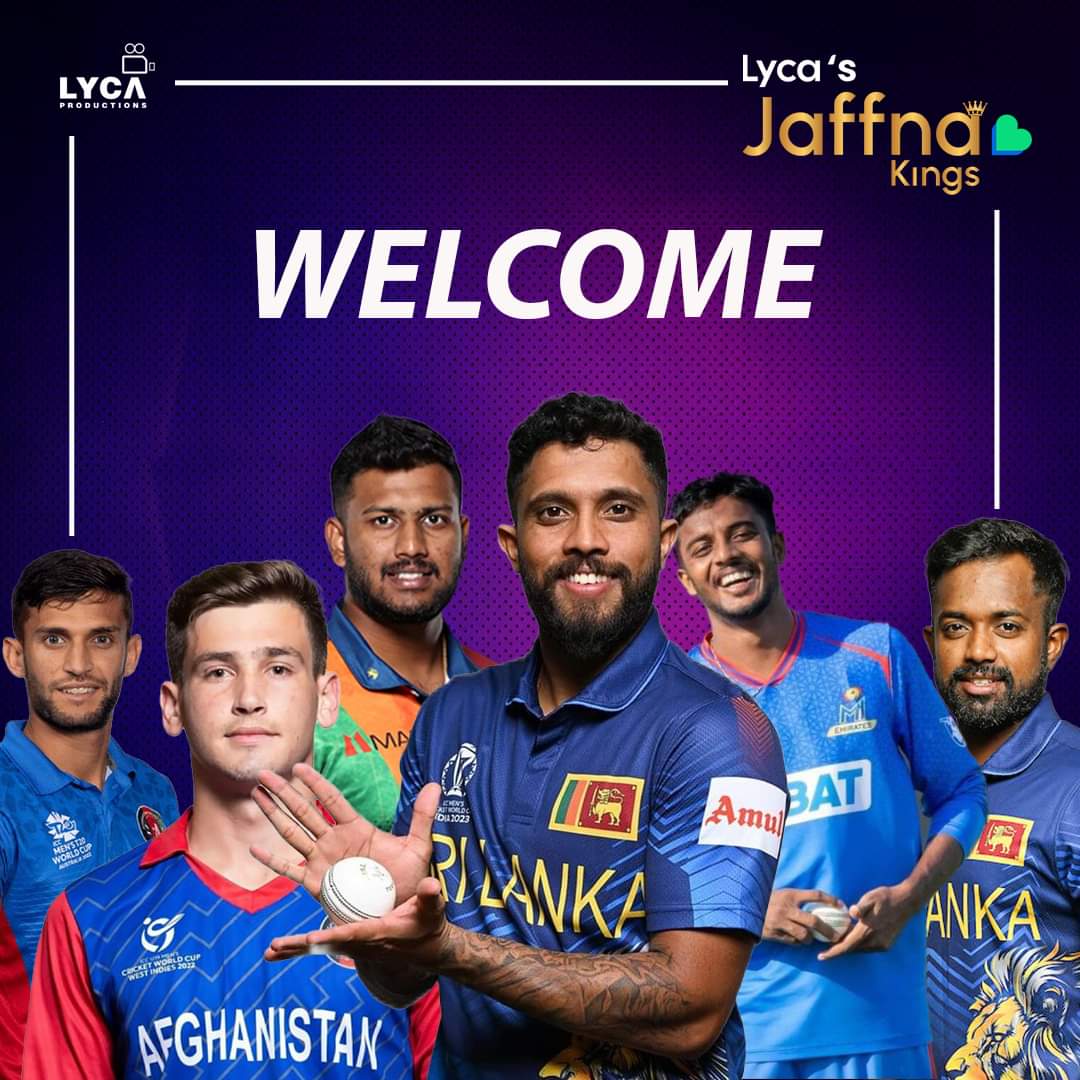LPL Auction 2024 _Jaffna before the Auction starts today
Six of the team 😎 ✋

🇱🇰 Kusal Mendis ✅
🇱🇰 Charith Asalanka ✅
🇱🇰 Avishka Fernando ✅
🇱🇰 Vijayakanth Viyaskanth ✅
🇦🇫 Azhmatullah Omarzai ✅
🇦🇫 Noor Ahmad Lakanwal ✅
#SriLankaCricket #JaffnaKings #SriLanka #Cricket #LPL