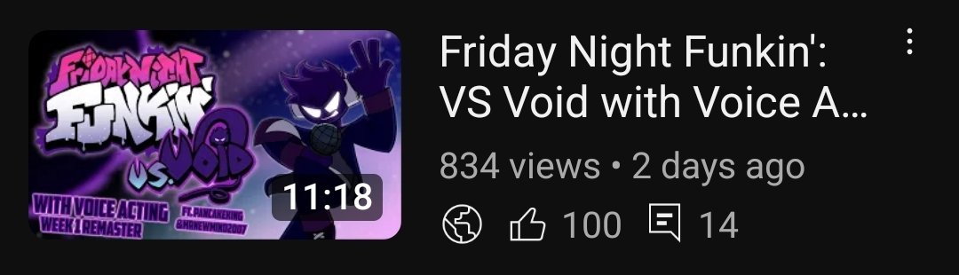 100 likes in 2 days is crazy. Thank you guys so much!
