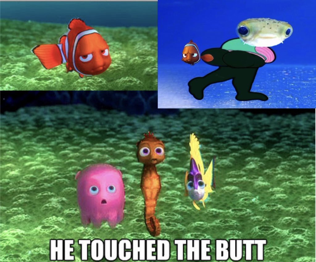 don’t remember this scene in finding nemo