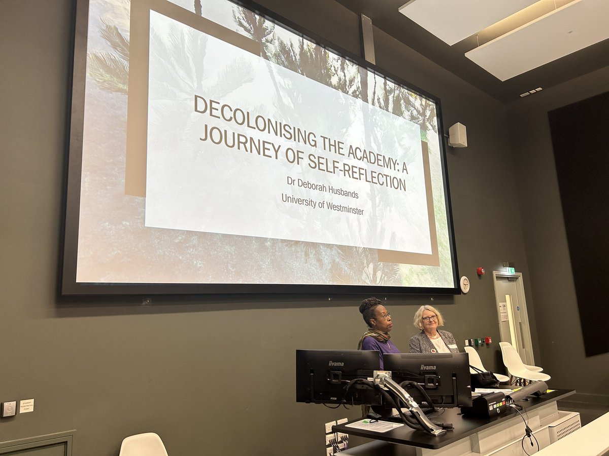 A great start to today’s NERUPI conference, Beyond Decolonisation, with @gurnamskhela and @DebbiHusbands getting us to reflect on the work we do in this space - and the critical interface between theory and practice @LSBU