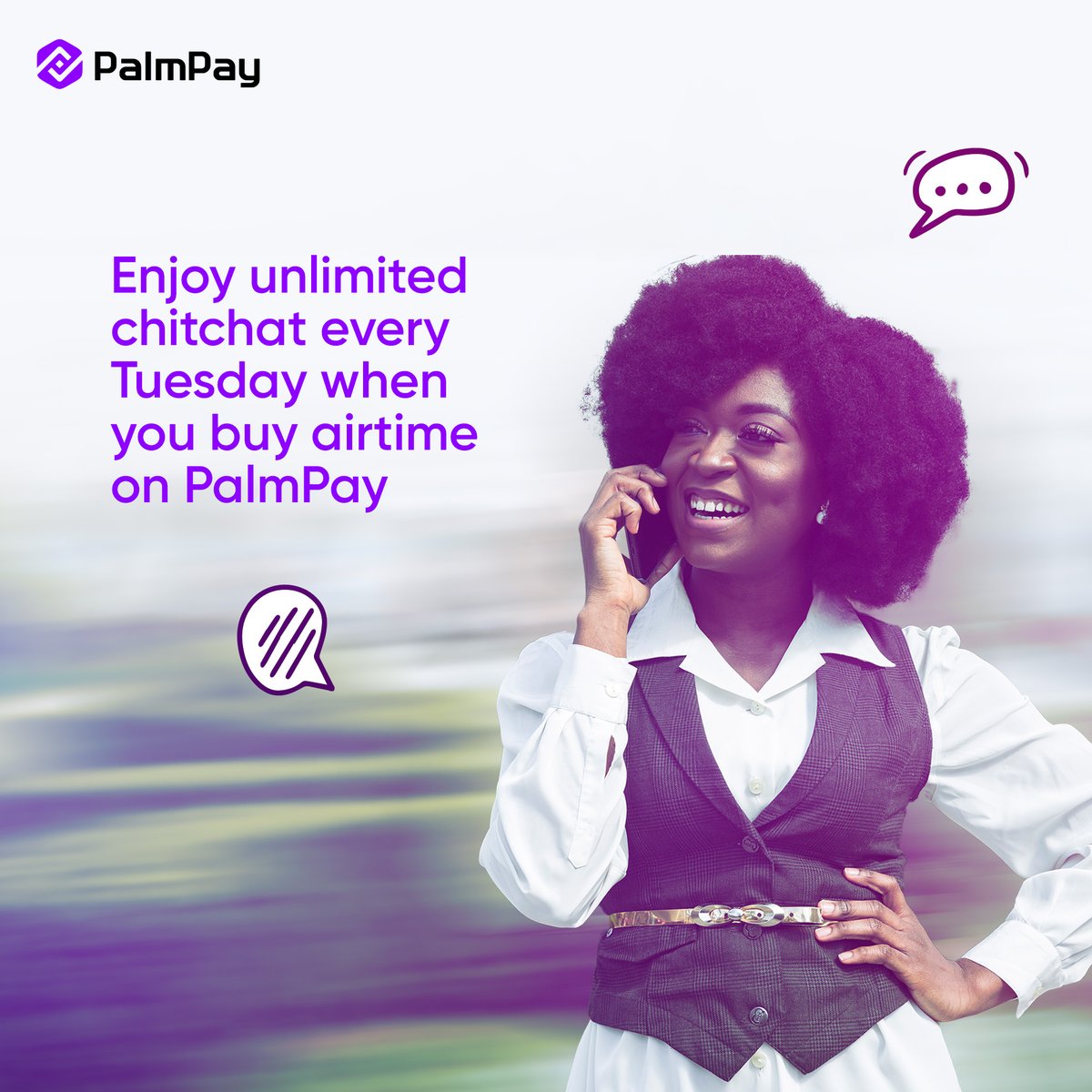 Stay connected for less EVERY WEEK! Get up to 20% off on airtime purchases every Tuesday with PalmPay. Start now: bit.ly/DownloadPalmPay #PalmPay
