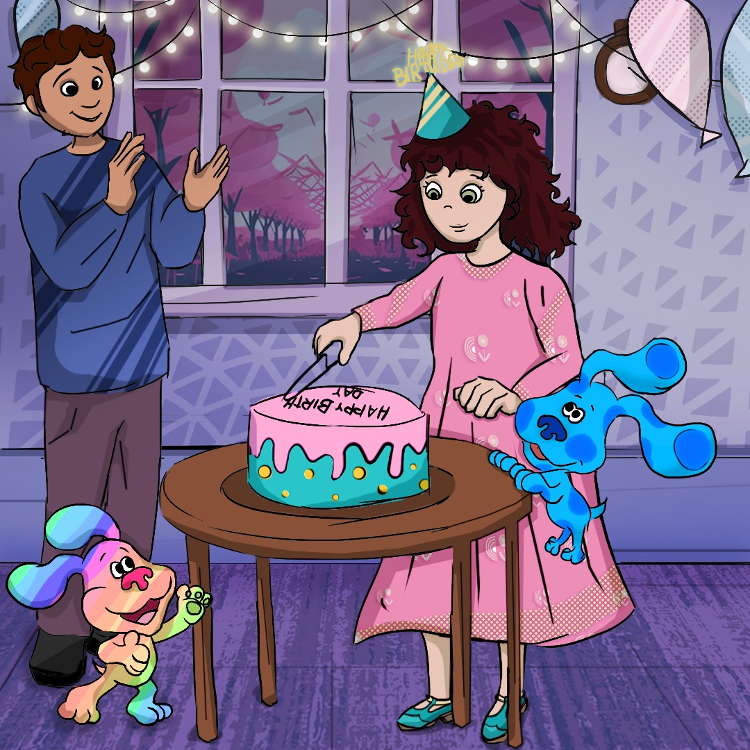 Thank you shout out to <a href="/kydreo_arts/">🌸KYDREOO {Comm's Open}🌸</a> for making this adorable belated birthday digital artwork for me 🤗🎊🎉🎂.