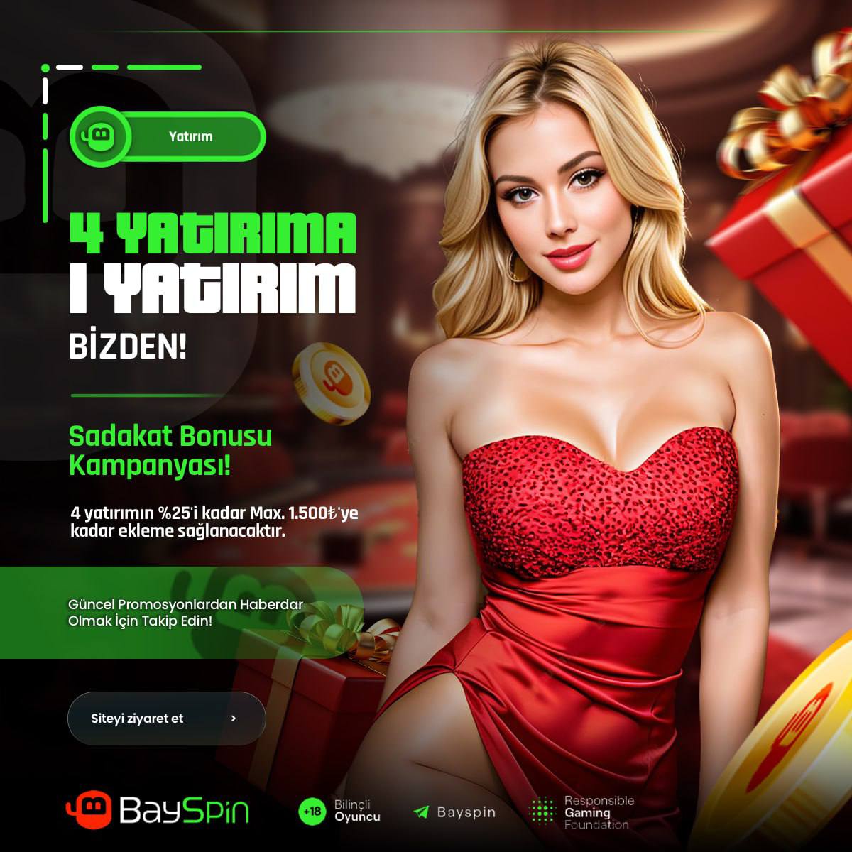 Bayspingir's tweet photo. #Bayspin 
SADAKAT BONUSU İLE 1 YATIRIM HEDİYEN BAYSPİN'DEN !

%25'i Kadar 1500₺ Değerinde 1 Yatırım Hediye !
 
Yatırımın Sadakat Bonusun İle Hep Güvende.

Detaylı Bilgi ve Giriş İçin : https://t.co/5w8NAKQ8vi 
#Bayspin #Bayspingiris #rulet https://t.co/Fu6mWIvyDa