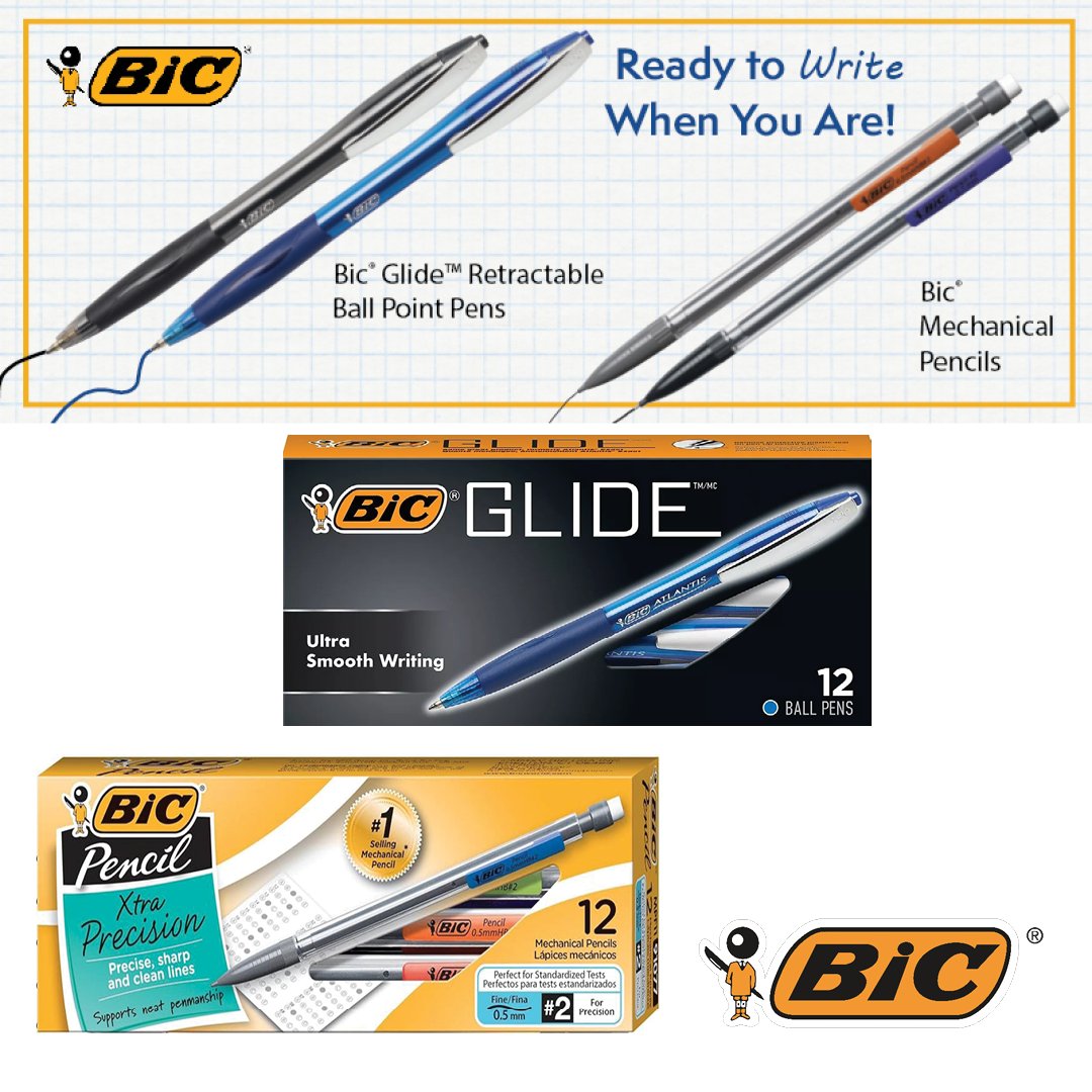 NHOfficepro's tweet photo. Unleash your creativity with Bic! From doodles to masterpieces, make your mark with smooth precision and reliability. Elevate your writing experience and let the ideas flow! CLICK TO SHOP NOW! https://t.co/O76jHToJQL
#bic #writeon #wilmottownship #newhamburgontario https://t.co/ZlEA3CCQNy