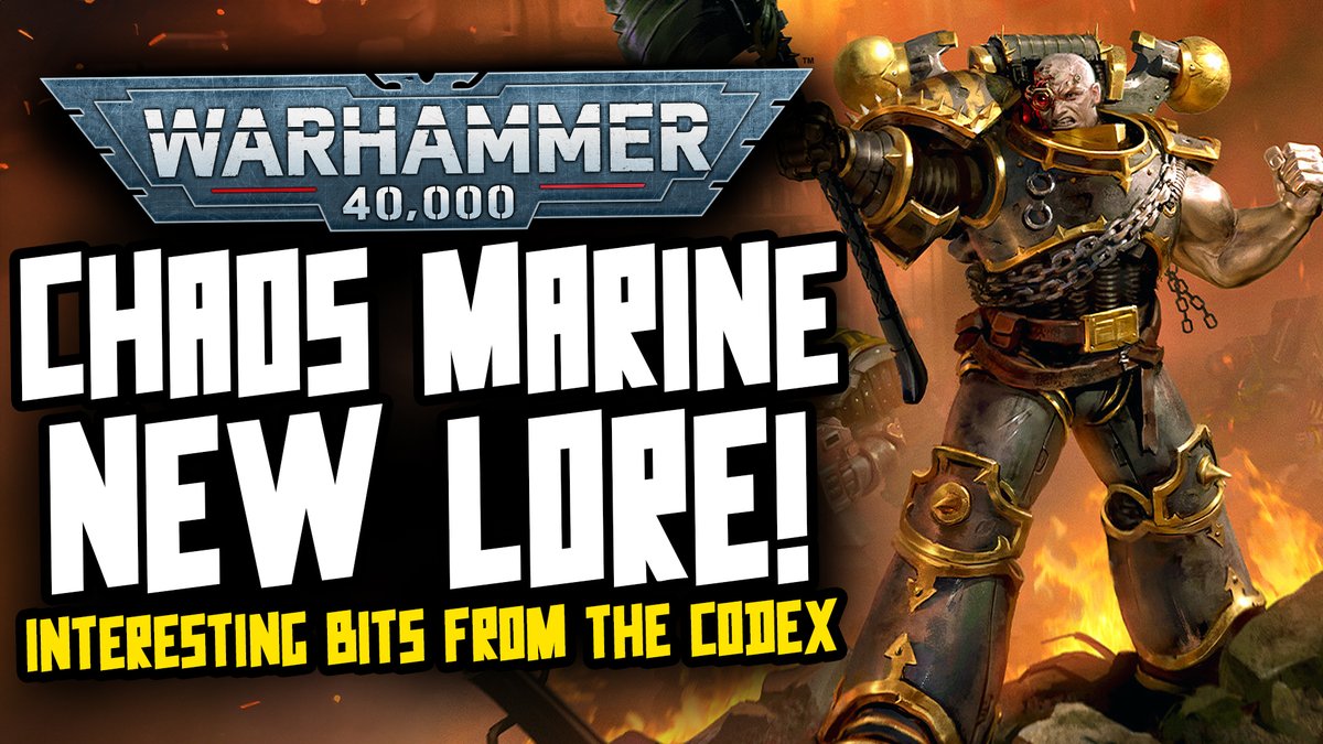 The brand new Chaos Codex is upon and this video is looking at some of the new lore/Interesting bits from the 10th Edition Chaos Space Marine codex! Iron Warriors vs Leagues of Votann sounds so good! youtu.be/Knl8Le-IBrw