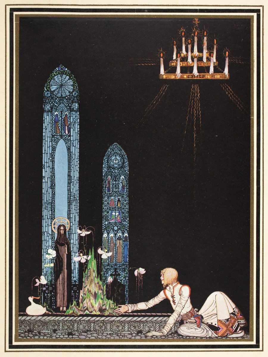 sovietsoleri's tweet photo. Kay Nielsen. From "East of the sun and west of the moon,” 1914. https://t.co/BqX5iVFWPr