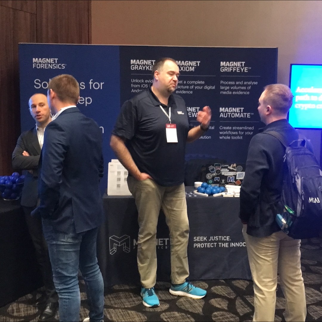 We've had a great time talking to attendees at day 1 of the 12th Spring Sessions on Digital Forensics with our partner @Mediarecovery in Poland! Be sure to come find us tomorrow for more great #DFIR conversations.