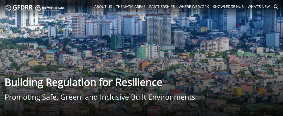 🏡 By 2050, 1 billion new dwelling units are expected globally, with many located in risky areas that lack appropriate urban planning. Learn more about our work in ensuring that built environments are #resilient, green, and inclusive: wrld.bg/imy050ROCUv