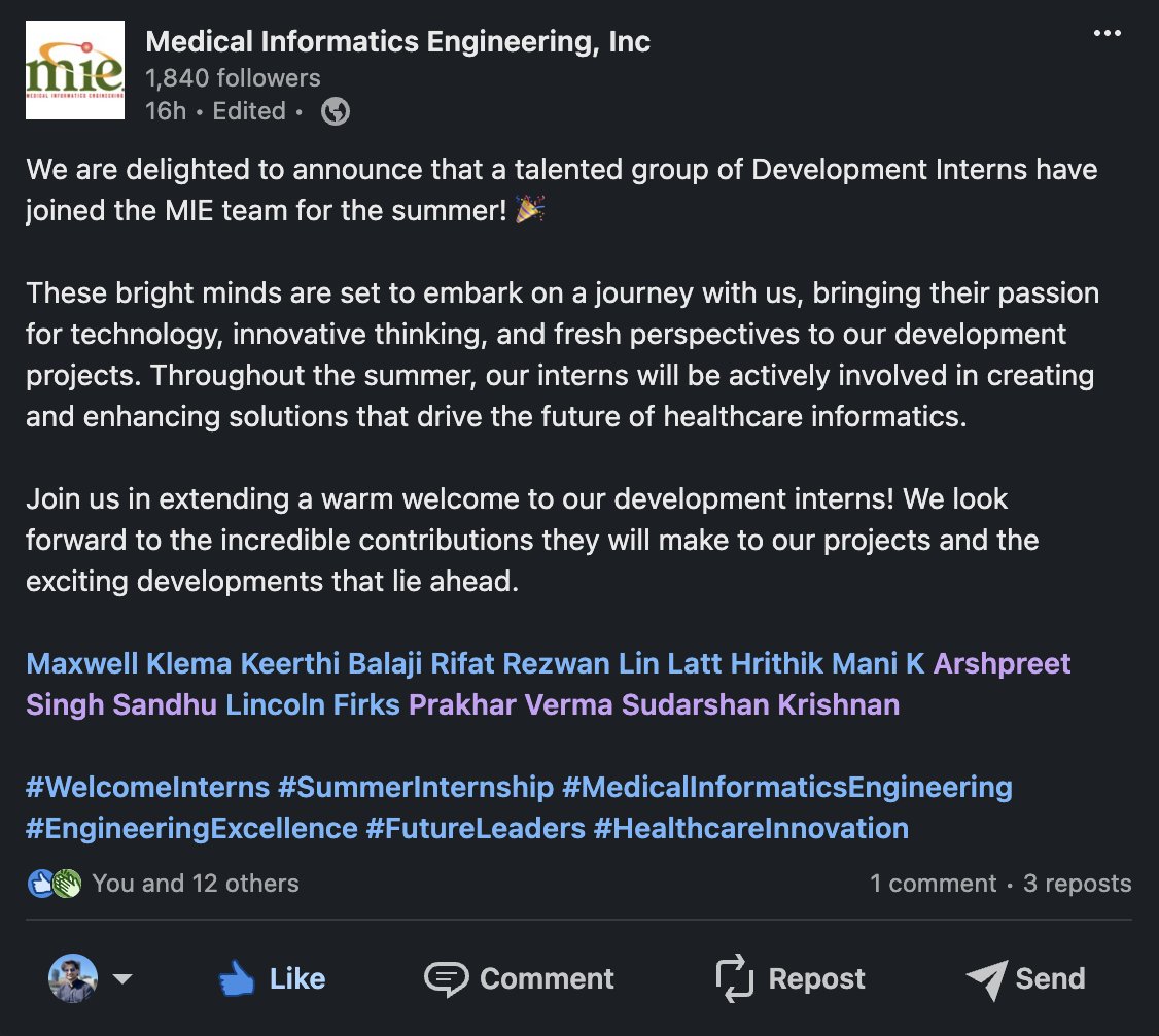 iPrakharV's tweet photo. Thankful for the opportunity! https://t.co/hLGXu9aRCA