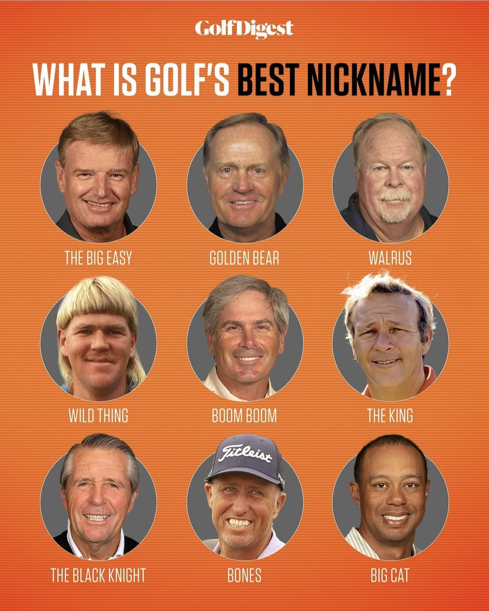 Who do you think has the best nickname in golf?