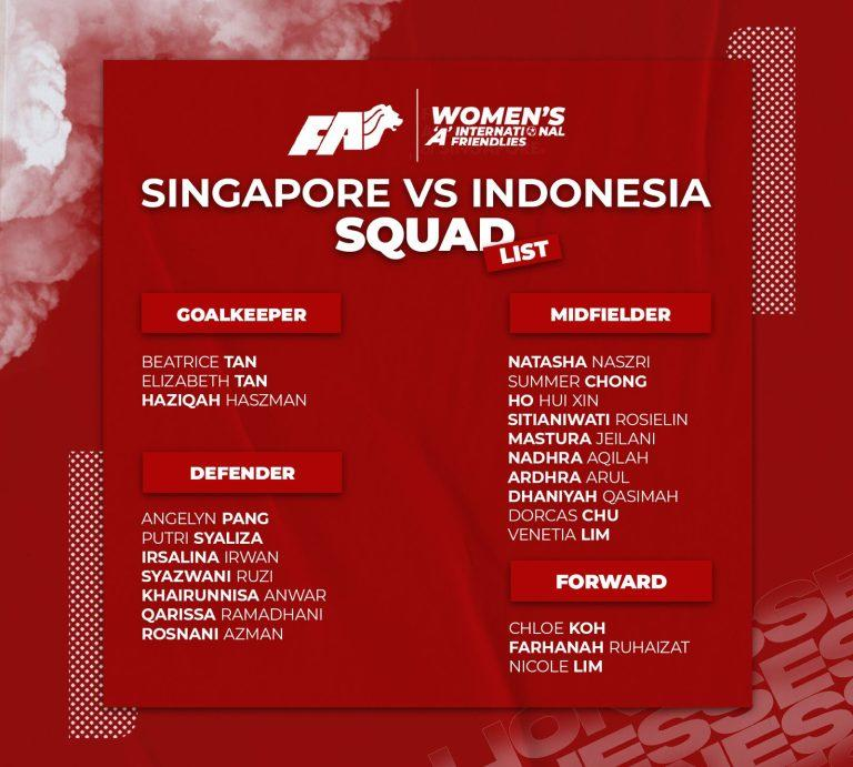 TeamSingaFR's tweet photo. 🇸🇬🦁| Voici la liste des 23 Lionnes retenues pour le match face à l'Indonésie 🇮🇩 qui se déroulera le 28 mai. https://t.co/NIi7w3uLGv