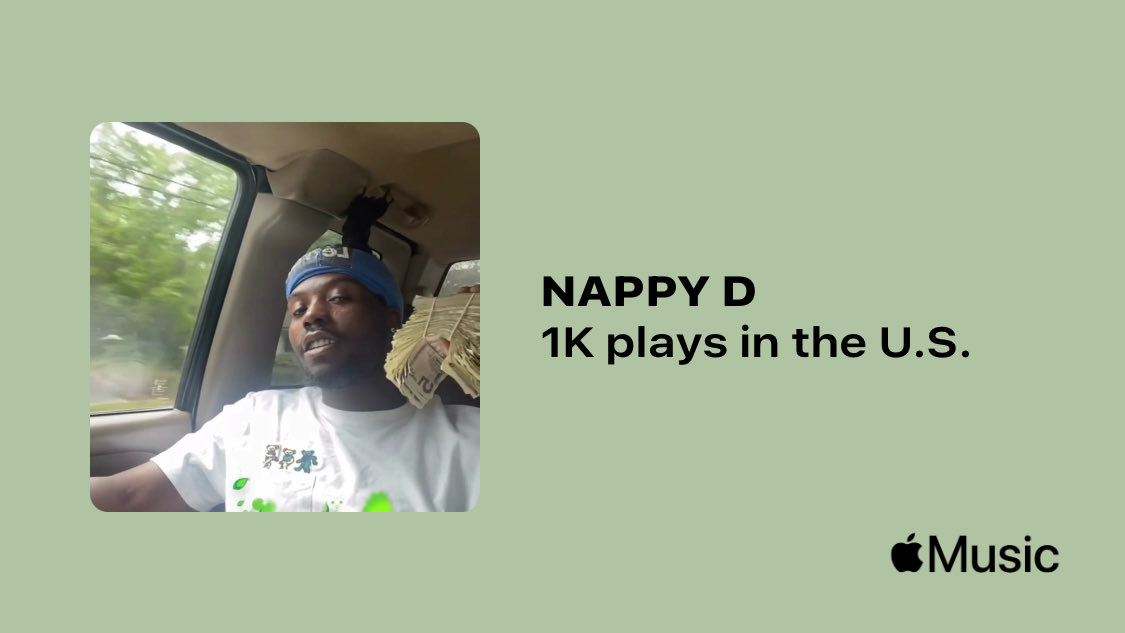 Just passed a new Milestone on <a href="/AppleMusic/">Apple Music</a>. Thanks for listening!
music.lnk.to/92H27p