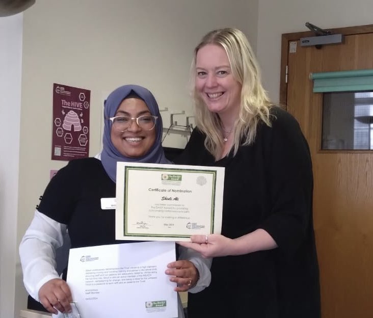 GOSH Learning Academy (@goshlearnacad) on Twitter photo Congratulations to Shiuli for her nomination for a Daisy award! These awards celebrate nurses who advocate &, demonstrate compassion and commitment to safe pt care. Well done! 😊😊😊<a href="/sallambo17/">Sally Lambert</a> @Shields12Lynn <a href="/GreatOrmondSt/">Great Ormond Street Hospital for Children</a> <a href="/Gosh_Nursing/">GOSH Nursing</a> Congratulations to Shiuli for her nomination for a Daisy award! These awards celebrate nurses who advocate &, demonstrate compassion and commitment to safe pt care. Well done! 😊😊😊<a href="/sallambo17/">Sally Lambert</a> @Shields12Lynn <a href="/GreatOrmondSt/">Great Ormond Street Hospital for Children</a> <a href="/Gosh_Nursing/">GOSH Nursing</a>