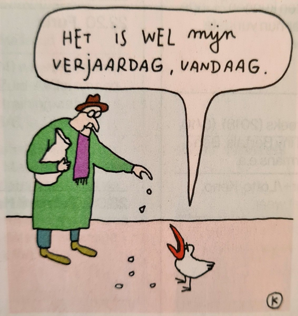 Op zo'n dag mag het altijd iets meer zijn. 😀 Grappige #cartoon van #Kamagurka @LucZeebroek voor @Humo.