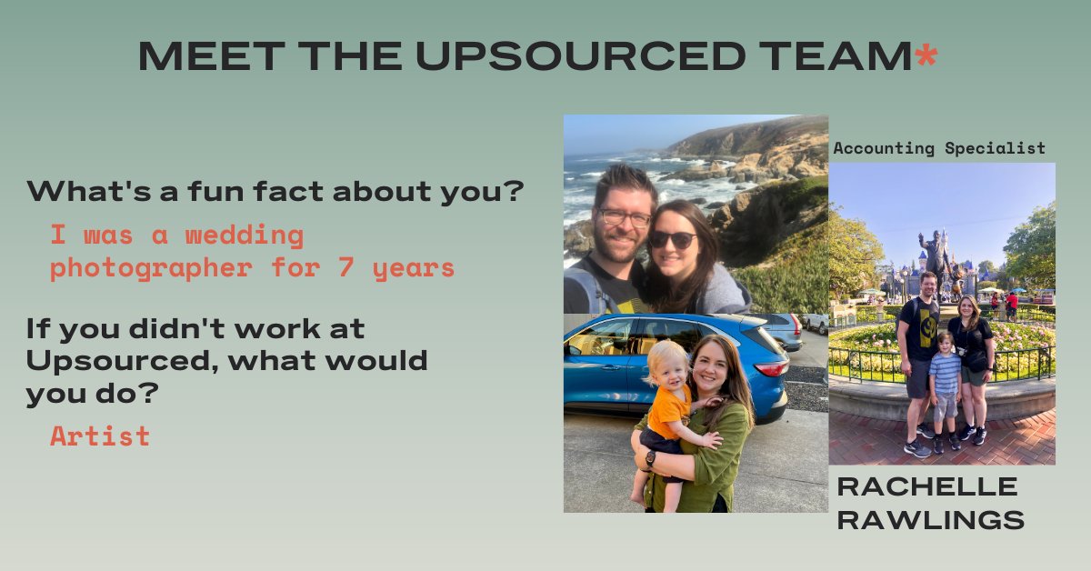 The Upsourced team is continuing to grow! Meet one of our new Accounting Specialists, Rachelle! We're happy to add her to our team!

#meettheteam #finance #accounting #creativeagency