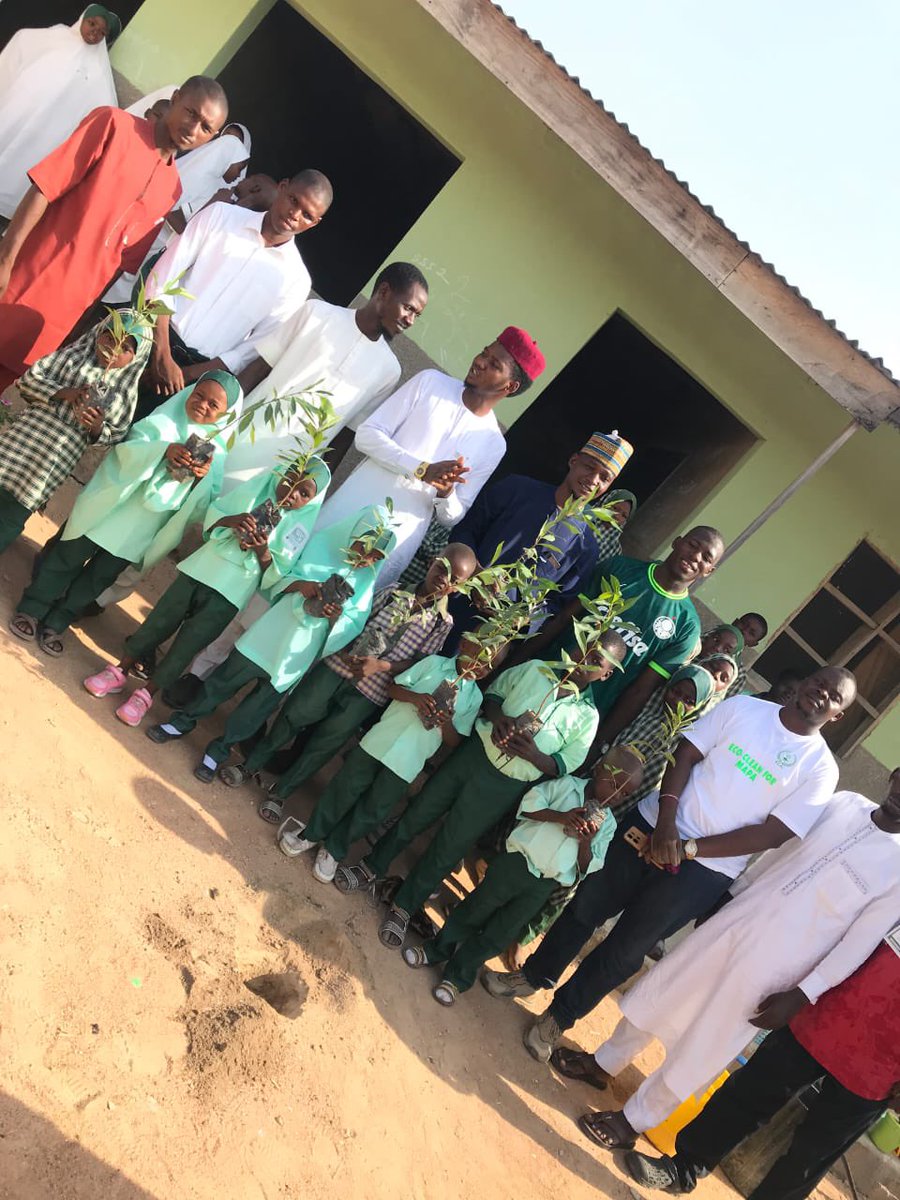 Planting trees with our children is a powerful act of #stewardship and #education. It’s a way to teach them about the importance of nature, the #environment, and #sustainability. @Riseupmovt Nigeria 🇳🇬