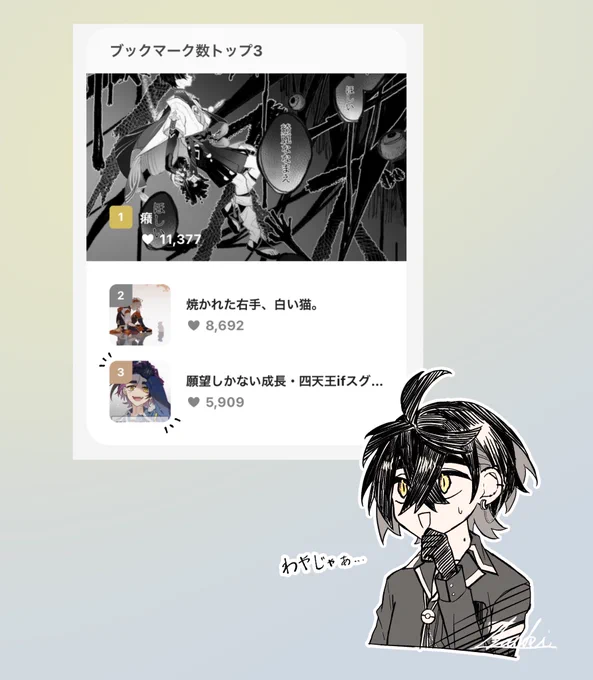 どえらいことになってました
本当にすごいと思うよ君は 
