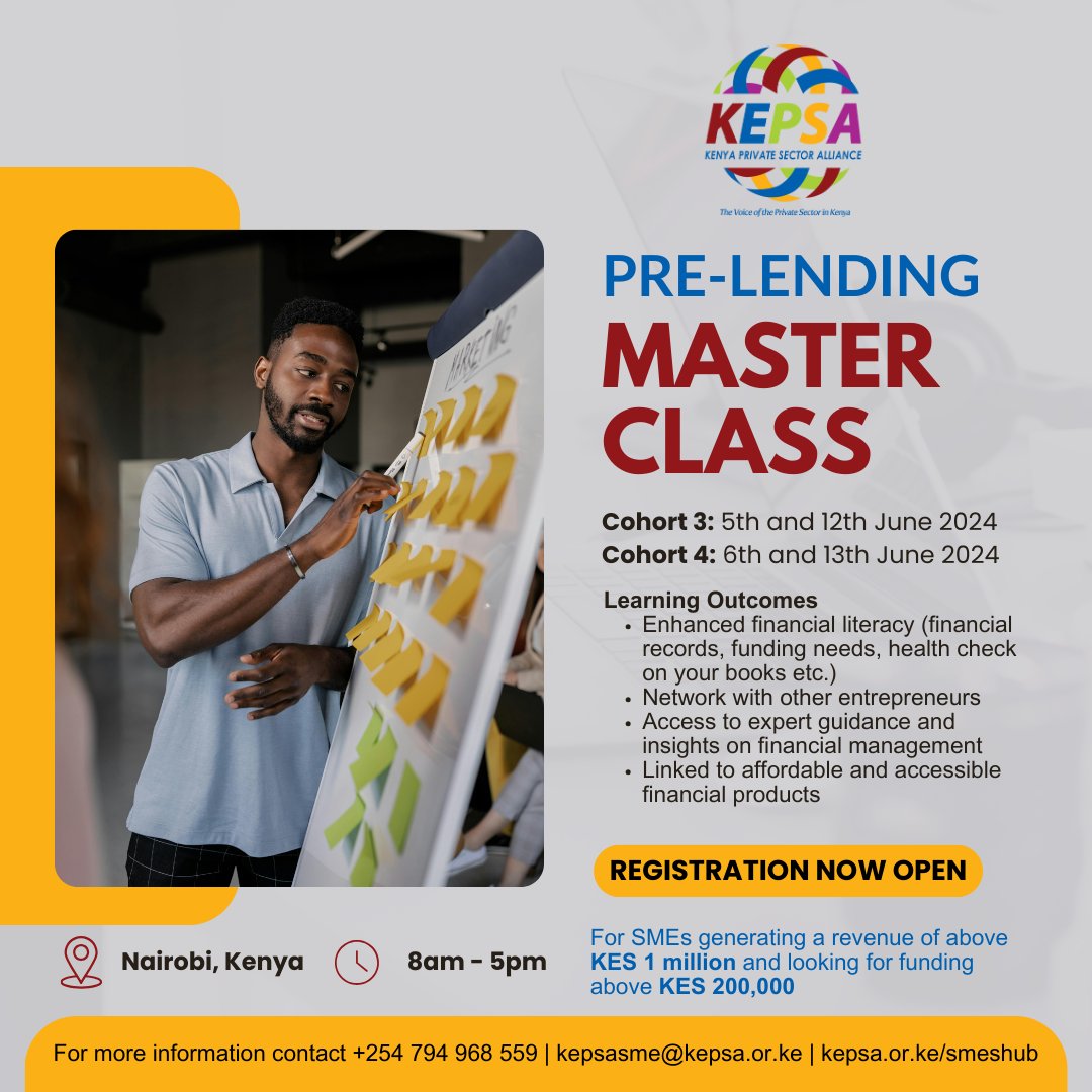 Registration for the 3rd and 4th Cohorts of the Pre-Lending Masterclass is Now Open! Book your spot now: bit.ly/3QSbbuZ