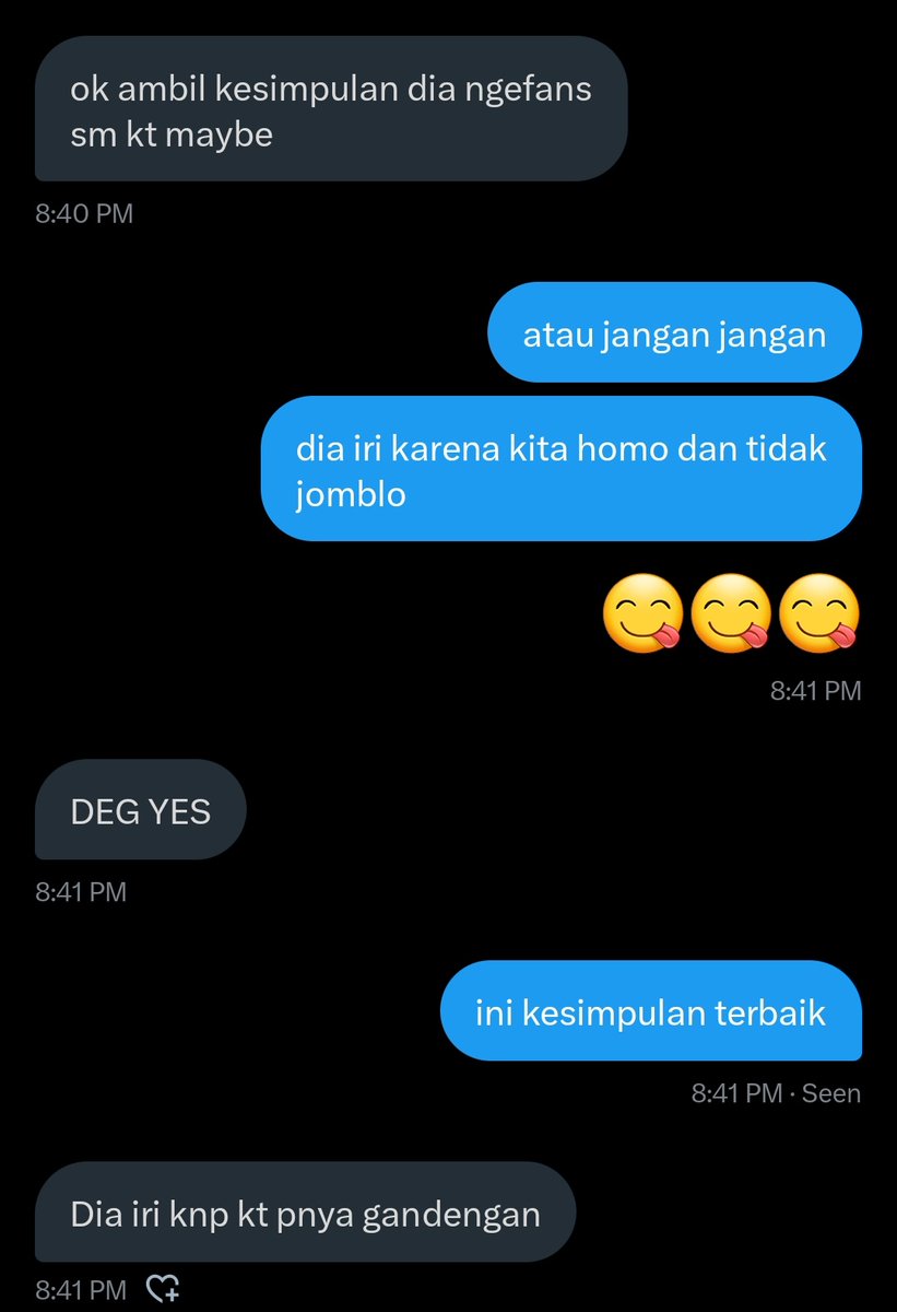 ASHERHANSA's tweet photo. menurut gue ini conclusion paling bener
#gayers https://t.co/fAHQATZ9y8