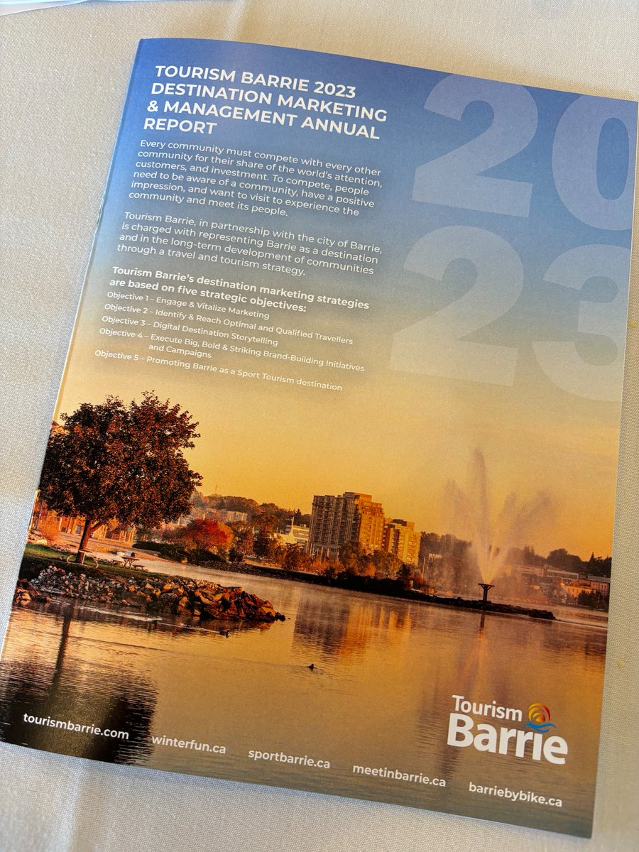 At @tourismbarrie's AGM, we had the chance to learn all about how the latest tech allows for a better understanding of #tourism in #Barrie & its impact on our local economy. Find out more about Tourism Barrie & all the exciting things happening here: tourismbarrie.com
