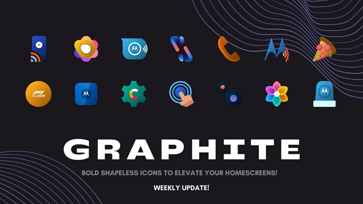 1st update of the week is live for Graphite! 🔸 Added 20 awesome icons! 🔸 Themed 18 priority icons! 🔸 3680 total icons now! You can request priority icons via the app! Get it here: bit.ly/Graphiteiconpa… RTs and ❤️s ll be highly appreciated! Cheers!