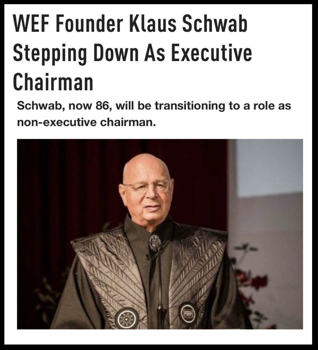 Schwab has seeded his organisation with various family members to take up the tyrannical new world order torch - Schwab’s children appointed to high-ranking positions and his wife Hilde heading the organization’s foundation and awards ceremonies in Davos. zerohedge.com/geopolitical/w…