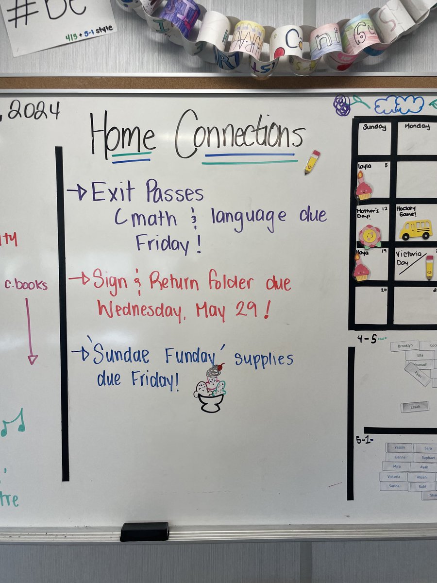 ☀️Home Connections - Tuesday, May 21.