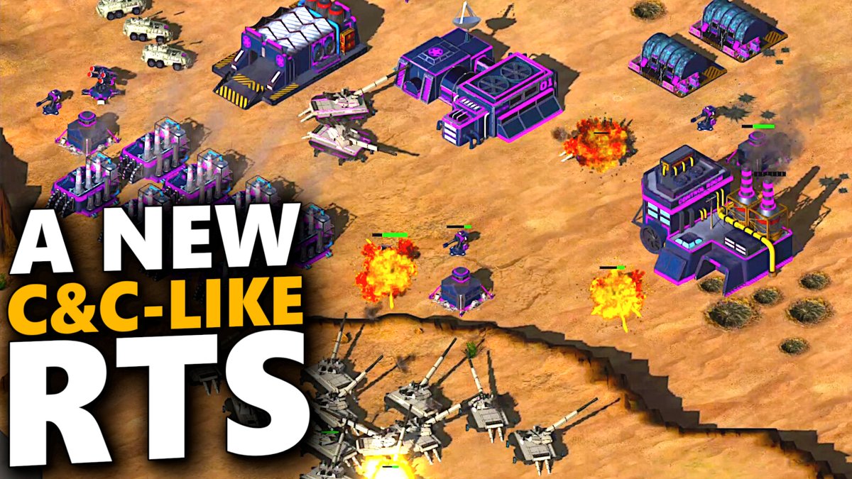 Since EA won't make a new C&amp;C game Indie developers will fill the void:
▶ youtu.be/DWUxvxdSggY #pcgames #indiegames #gaming #indiedev #startegy #RTS #gameplay #playtest