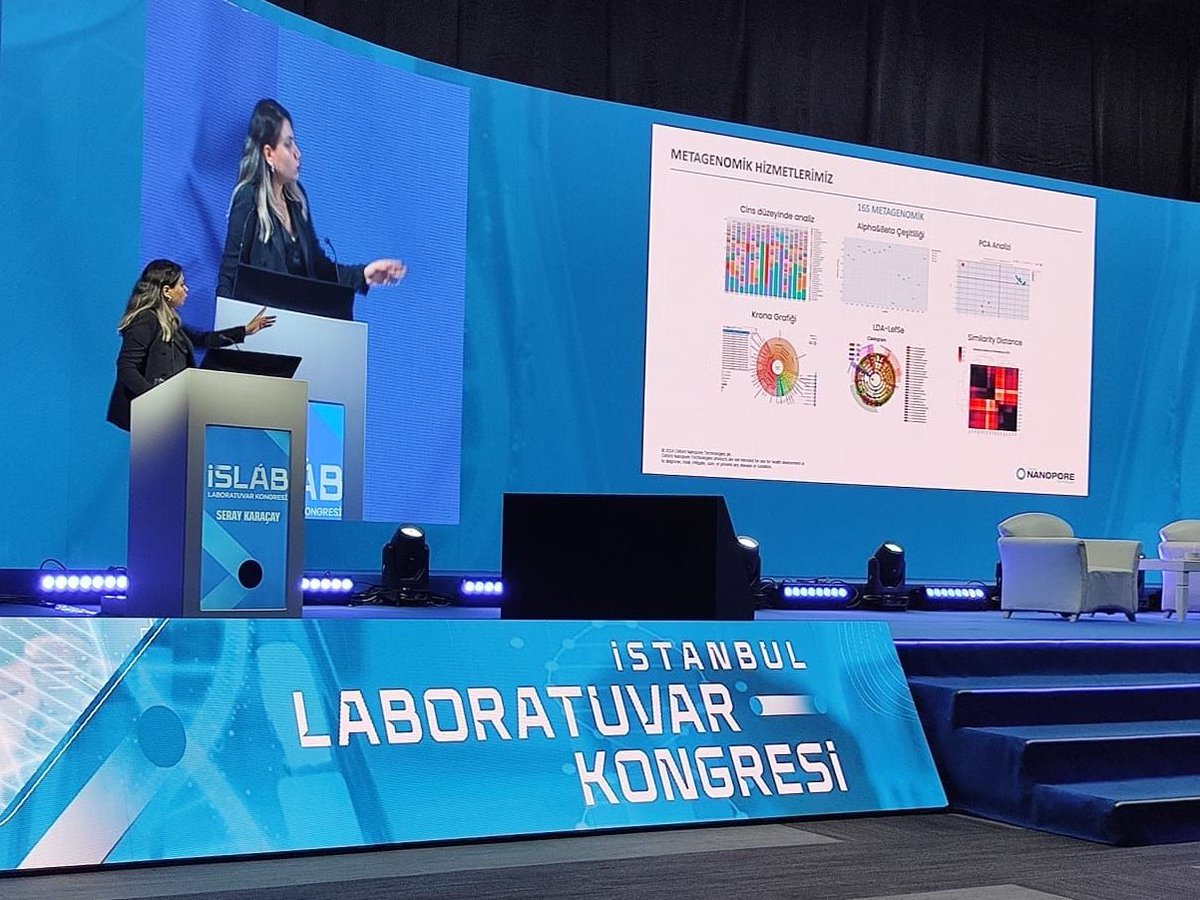 MassiveBioinfo's tweet image. Bu yıl ilk kez düzenlenen #ISLAB Kongresi'nde "Oxford Nanopore Teknolojileri ile Mikrobiyolojide Yenilikçi Çözümler" sunumumuzu gerçekleştirdik. Distribütörlüğünü yaptığımız Oxford #Nanopore'u, #NGS ve #biyoinformatik çözümlerimizi sizlerle paylaşmak büyük bir zevkti!