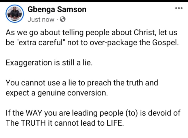 Tobipelumiblog's tweet photo. #Jesus #HolySpirit #Truth #WordOfGod #Life #Evangelism #Gospel #InspiredWords #Inspiration #Inspirational https://t.co/nfjS9bUuWH