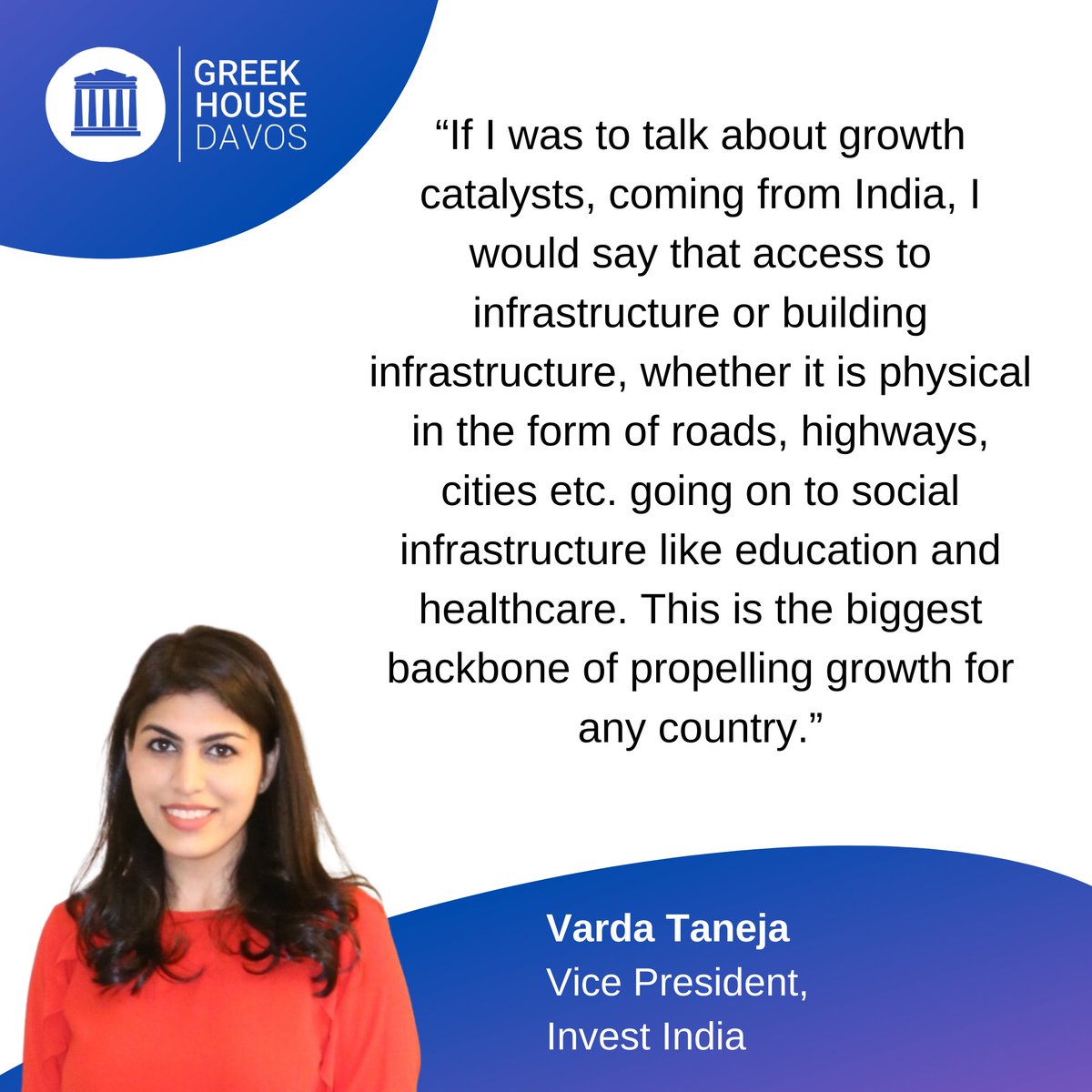 Varda Taneja, Vice President of Invest India, analysed how India's economy grew from the 10th to the 5th position among the world's largest economies during her discussion about "Mapping growth catalysts among emerging powers: A Dialogue on Investment Prospects across Europe and