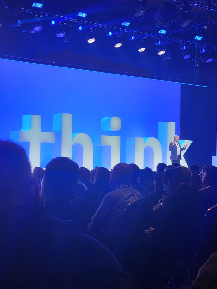 Great opening at #IBMThink by <a href="/ArvindKrishna/">Arvind Krishna</a> Chairman &amp; CEO of <a href="/IBM/">IBM</a> discussing the advancement of #AI highlighting the 3 use cases needed in an organization using  #WatsonX - Scaling your business:
1) Customer Experience
2) Coding/Programming
3) Digital Labor
<a href="/Shirastweet/">Shira Rubinoff</a>