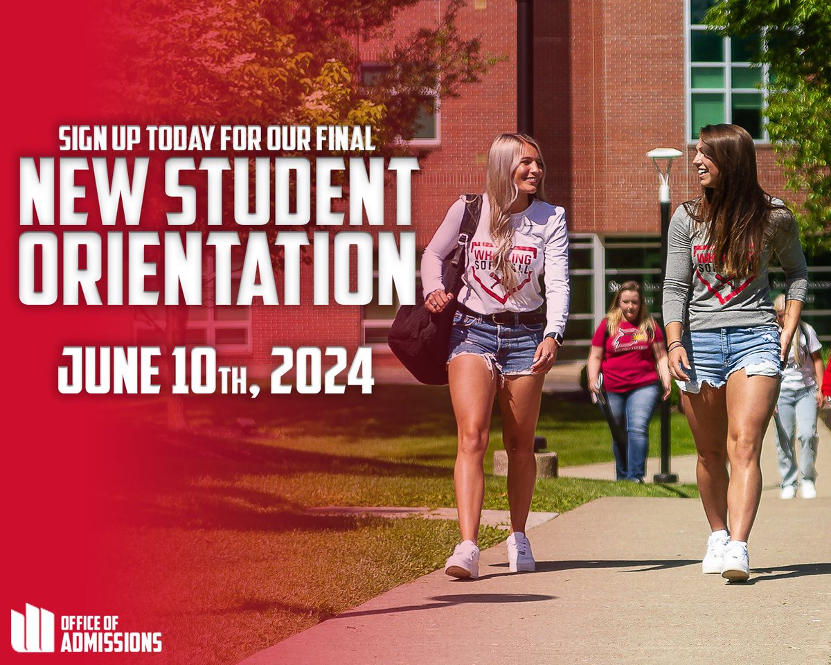 Only one remains! Sign up today for our final New Student Orientation!

apply.wheeling.edu/register/?id=8…