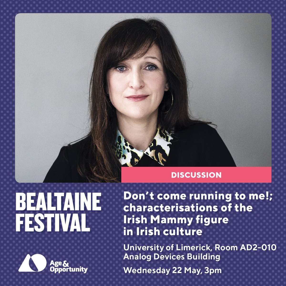 Bealtaine Festival (@bealtainefest) on Twitter photo Delve into the beloved Irish Mammy archetype with Henrietta McKervey, Eilis Ni Dhuibhne, Mary O'Donnell, and Donal Ryan.🗓️ May 22nd 📍University of Limerick 🎟️free!
<a href="/artscouncil_ie/">The Arts Council / An Chomhairle Ealaíon</a> @age_opp Delve into the beloved Irish Mammy archetype with Henrietta McKervey, Eilis Ni Dhuibhne, Mary O'Donnell, and Donal Ryan.🗓️ May 22nd 📍University of Limerick 🎟️free!
<a href="/artscouncil_ie/">The Arts Council / An Chomhairle Ealaíon</a> @age_opp
