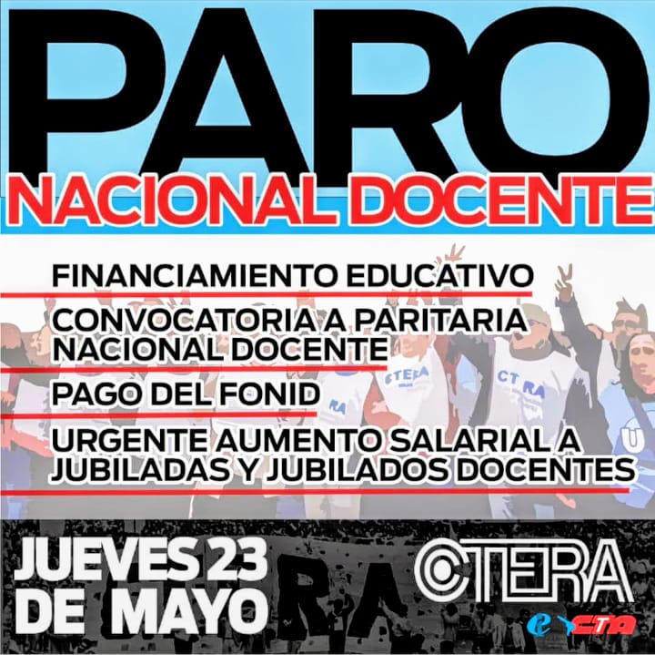 SomosISER's tweet photo. Desde el mes de diciembre los docentes de Iser NO cobramos los aumentos paritarios más la deuda del FONID de diciembre 2023. https://t.co/Gc2fHtCxde